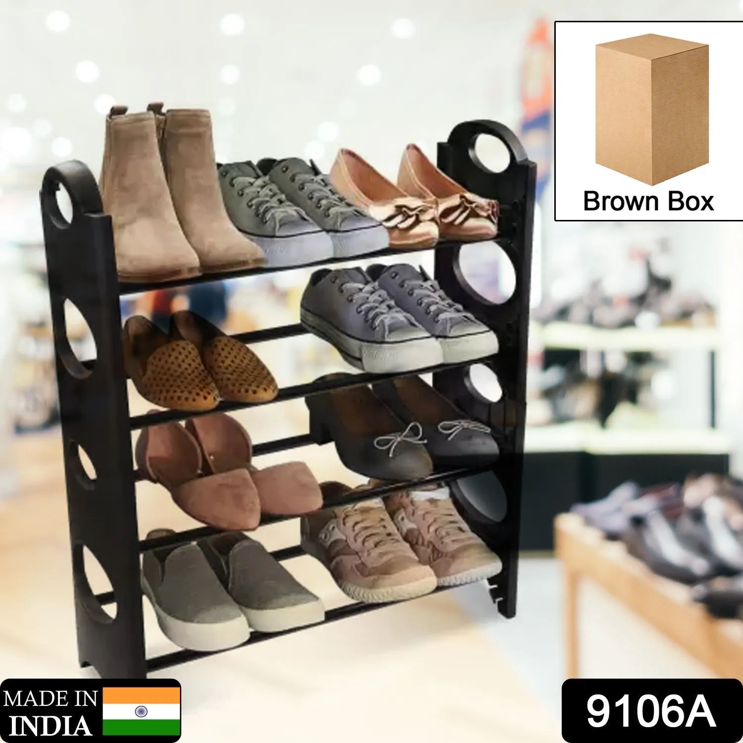 9106 4 Shelves Shoe Rack