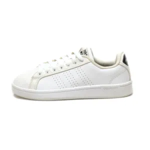 Adidas Cloudfoam Advantage Low-Top Sneakers Pu Leather White Colour For Women