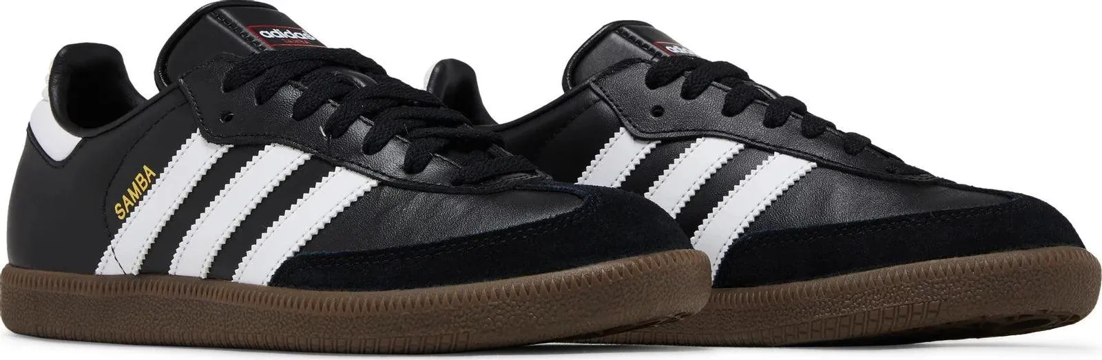 Adidas Samba Leather Black White