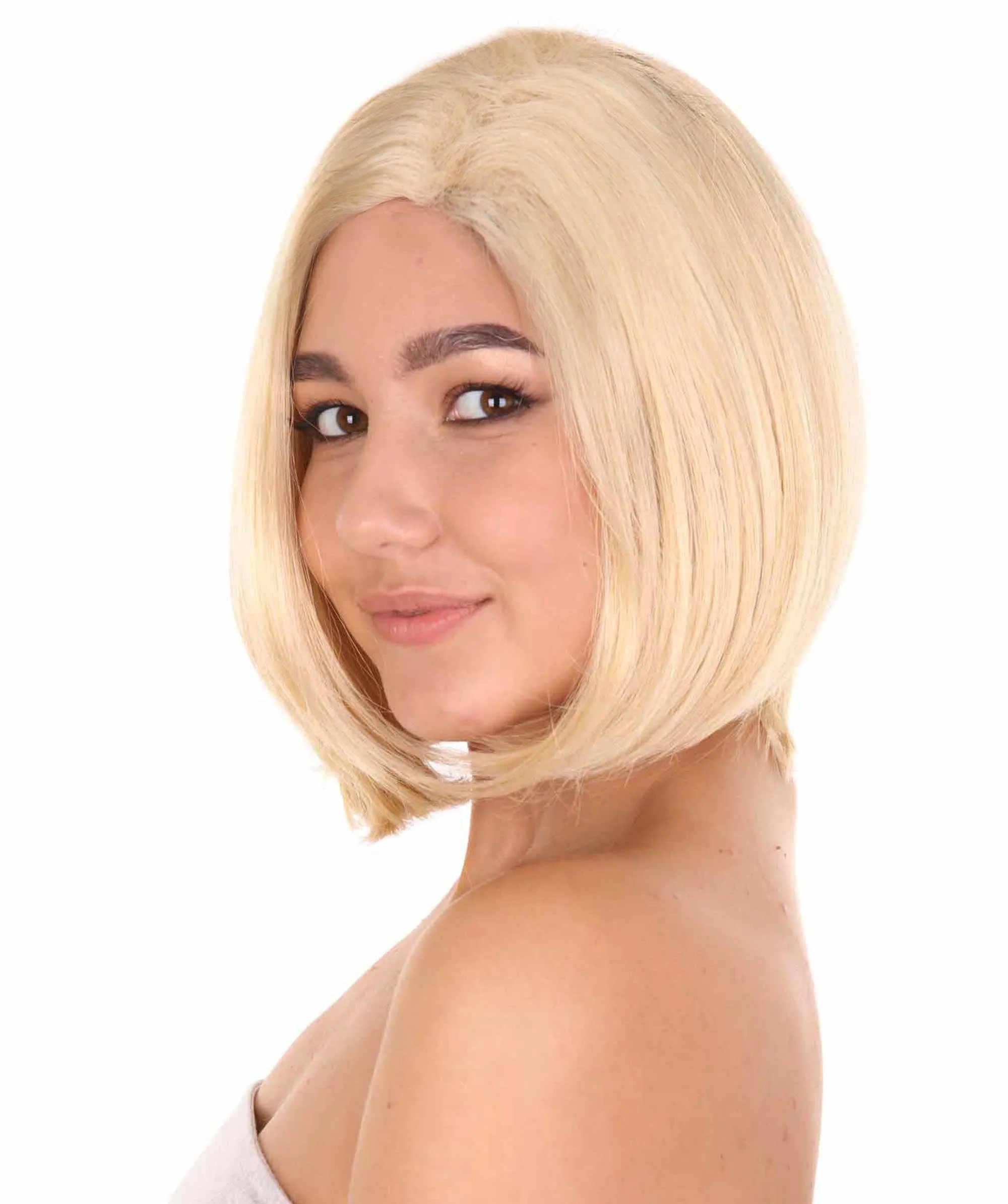 Adult Blonde Doctor Wig | Blonde TV/Movie Wig | Premium Breathable Capless Cap HW-3563