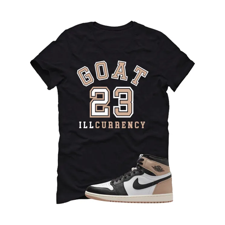 Air Jordan 1 High OG Latte Black T-Shirt (GOAT 23)| illcurrency