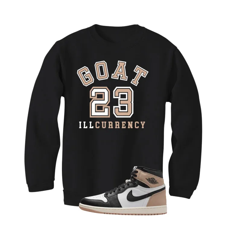 Air Jordan 1 High OG Latte Black T-Shirt (GOAT 23)| illcurrency