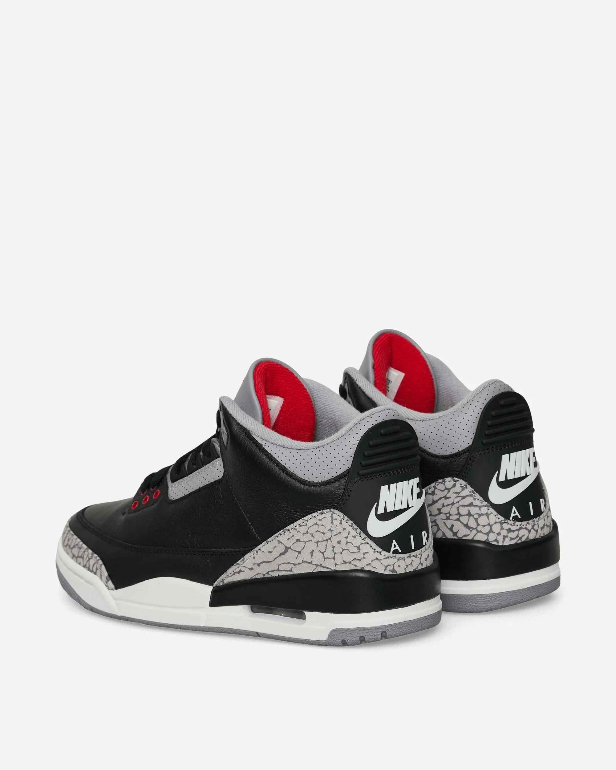 Air Jordan 3 Retro Sneakers Black Cement