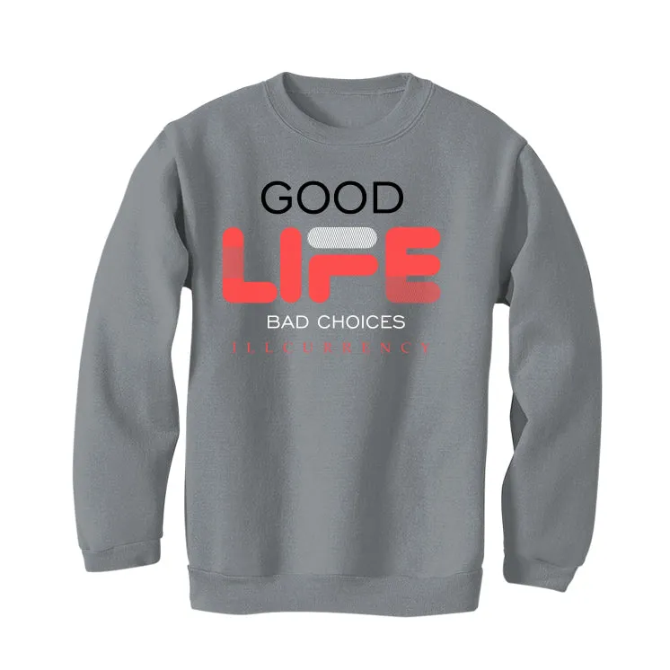 Air Jordan 4 “Infrared” Grey T-Shirt (Bad Choices)