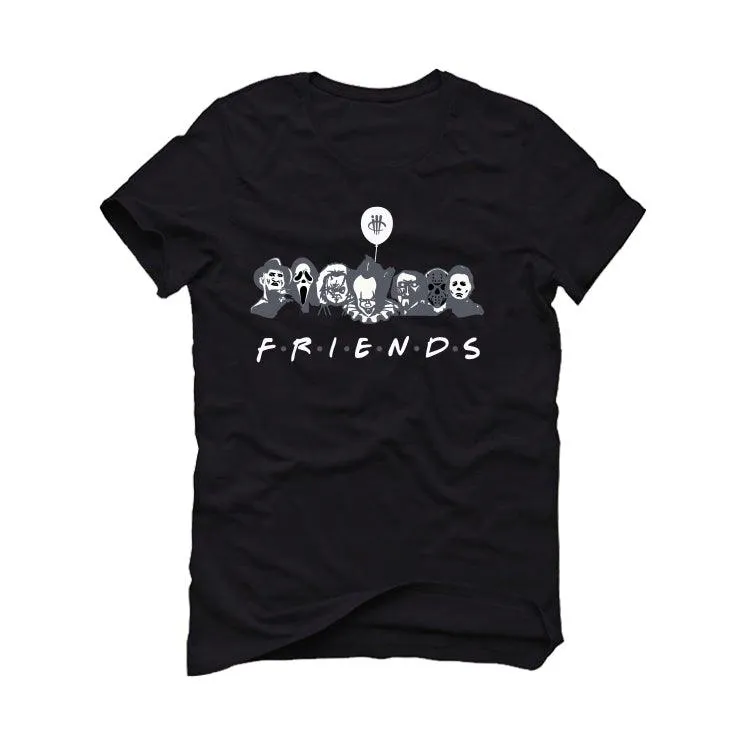 Air Jordan 5 “Oreo”2021 Black T-Shirt (Friends)