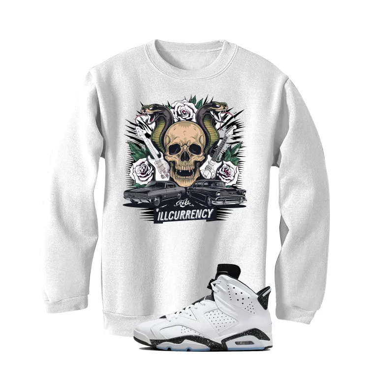 Air Jordan 6 Reverse Oreo White T-Shirt (Vintage Illcurrency)| illcurrency