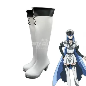 Anime Akame ga Kill! Cosplay Esdeath Cosplay Shoes