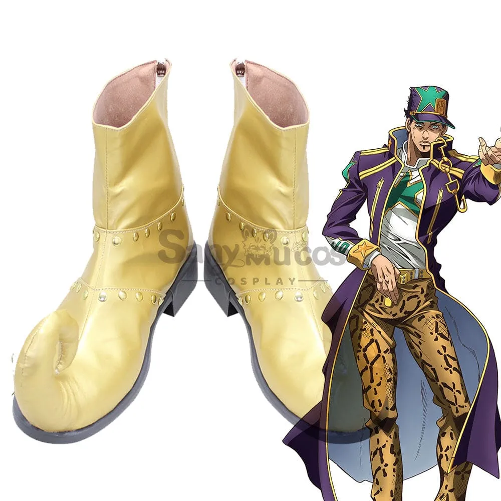 Anime JoJo's Bizarre Adventure Cosplay Kujō Jōtarō Cosplay Shoes