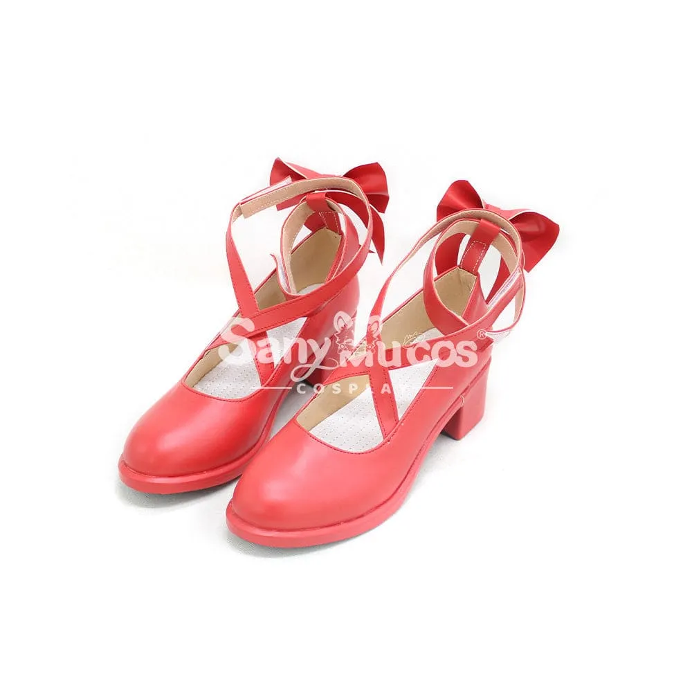 Anime Puella Magi Madoka Magica Cosplay Kaname Madoka Cosplay Shoes