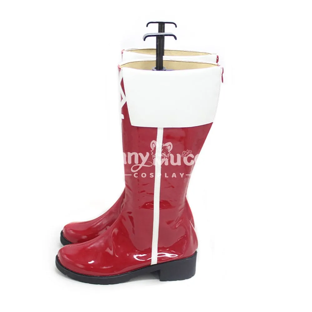 Anime Puella Magi Madoka Magica Cosplay Sakura Kyouko Cosplay Shoes