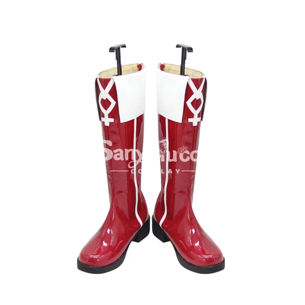 Anime Puella Magi Madoka Magica Cosplay Sakura Kyouko Cosplay Shoes