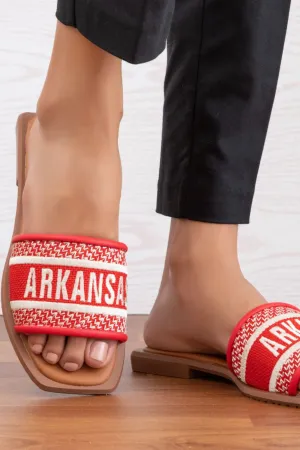 ARKANSAS GAME DAY SANDAL