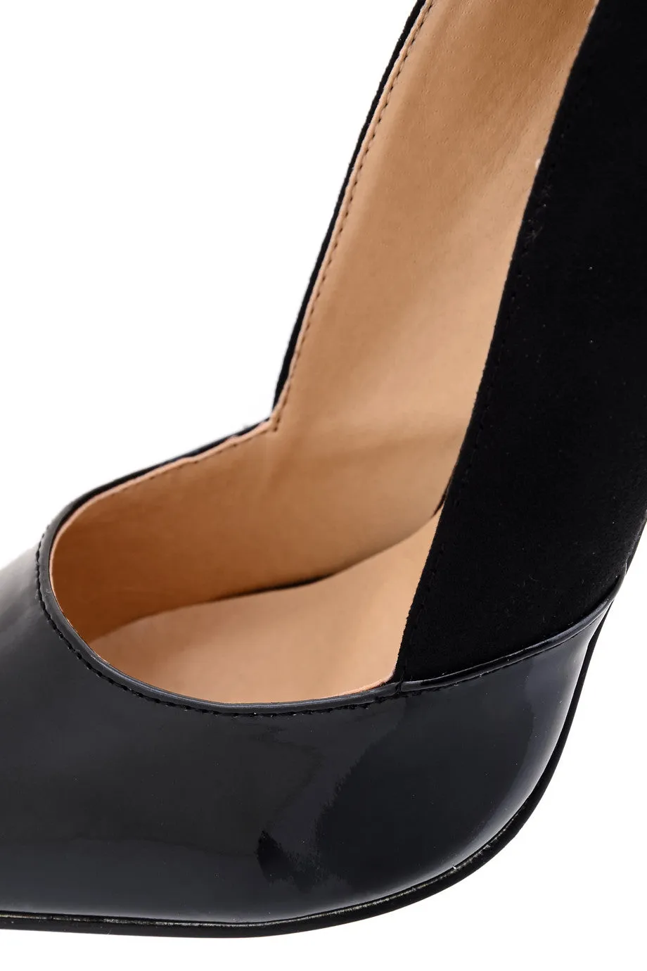 AUBREY Black Suede Pumps