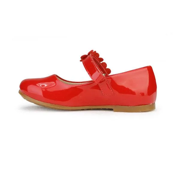 BABY GIRLS RED PATENT FORMAL SHOES