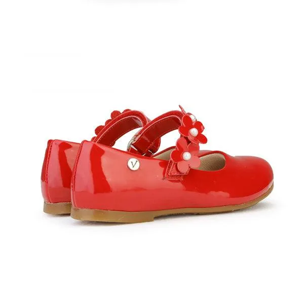 BABY GIRLS RED PATENT FORMAL SHOES