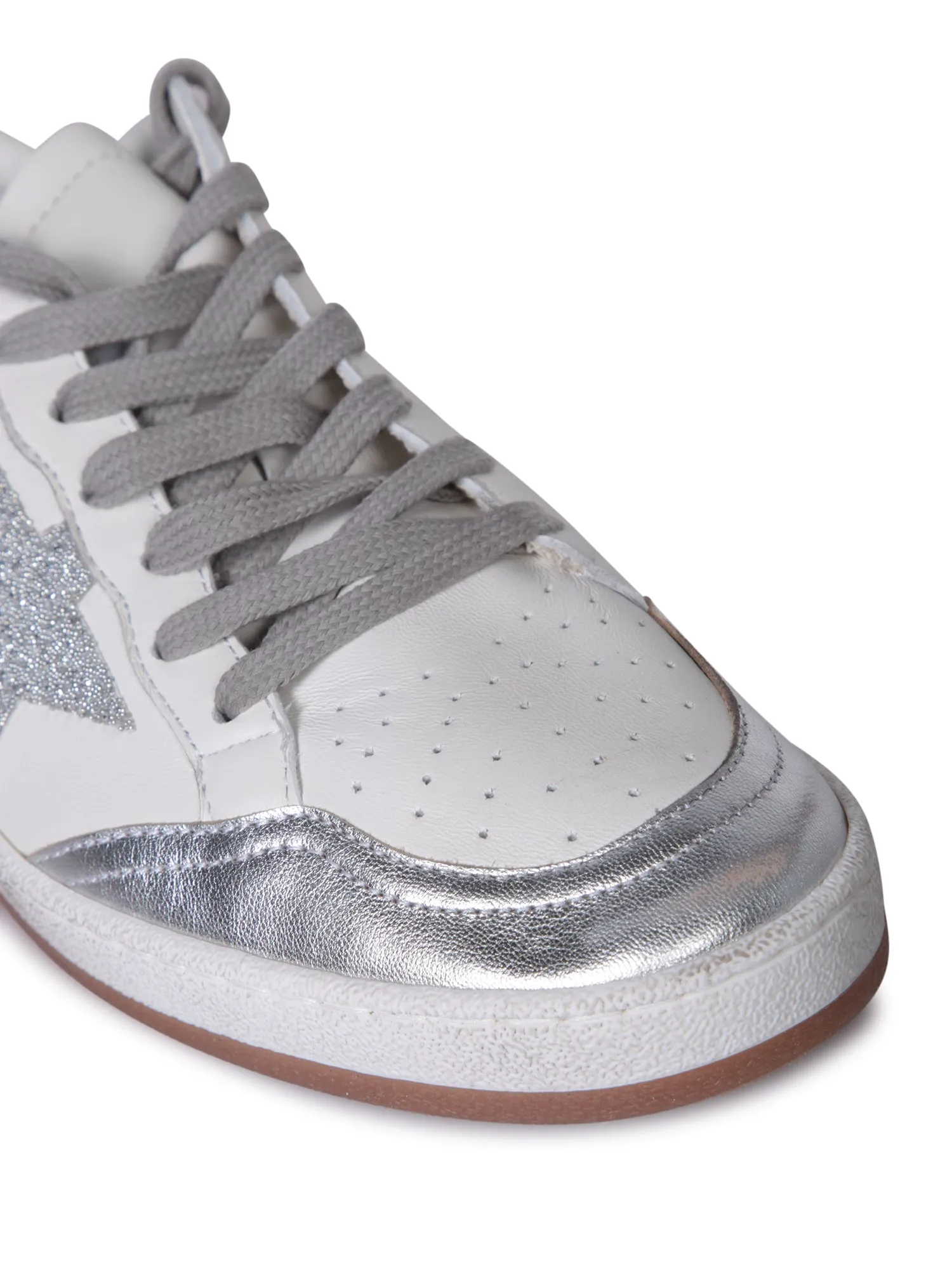 Ballstar silver/white sneakers