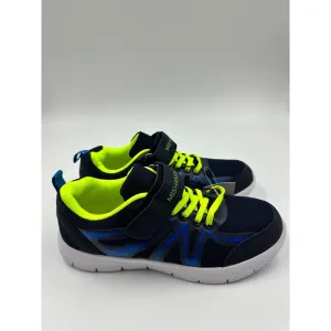 Big Kids Size 5 Blue & Green Boys Sneakers