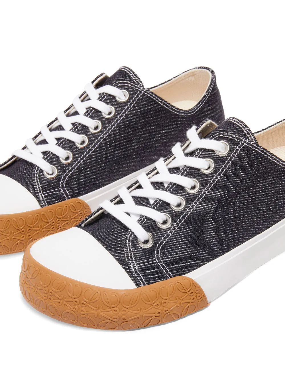 Bloc denim sneakers