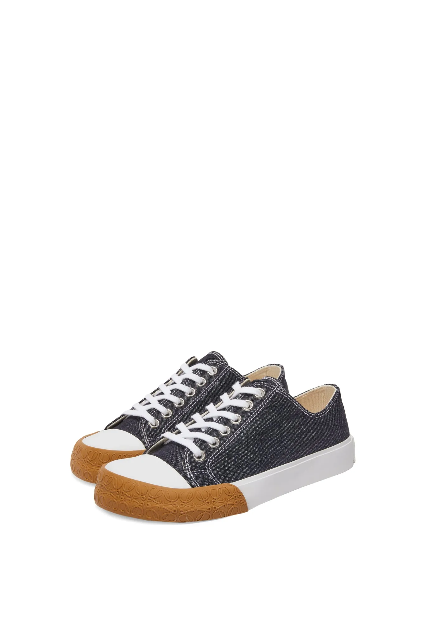 Bloc Sneaker In Denim