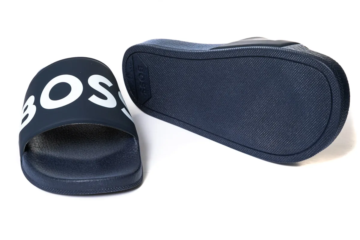 BOSS Sean_Slid_lgpr Slide in Dark Blue