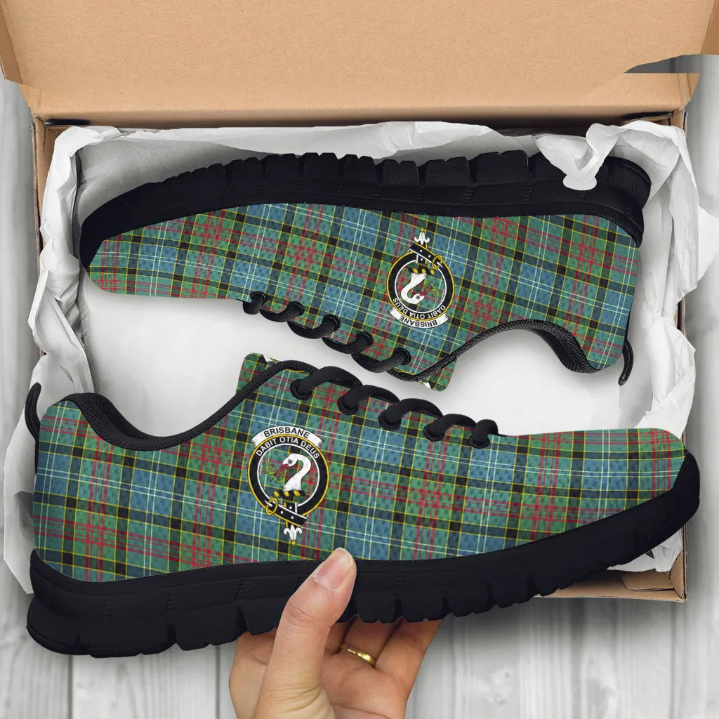 Brisbane Tartan Sneakers with Family Crest