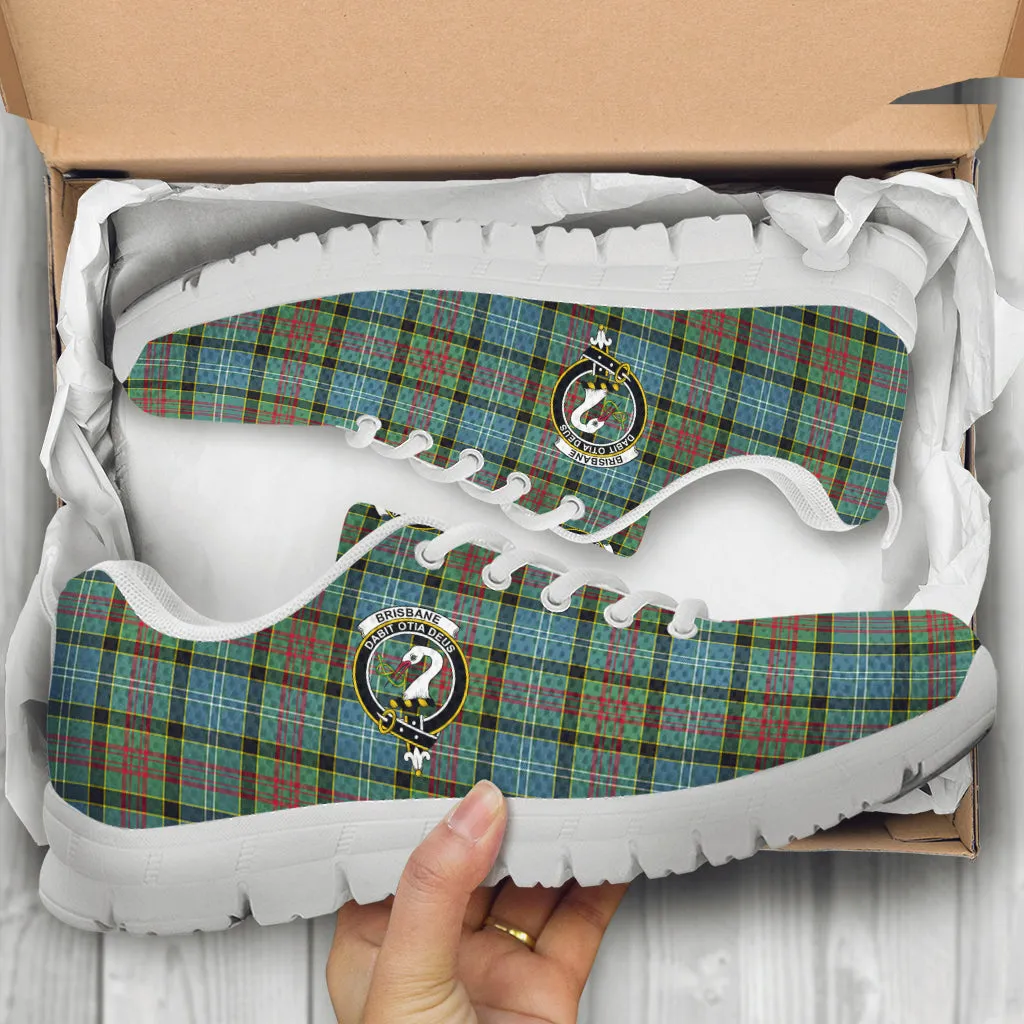 Brisbane Tartan Sneakers with Family Crest