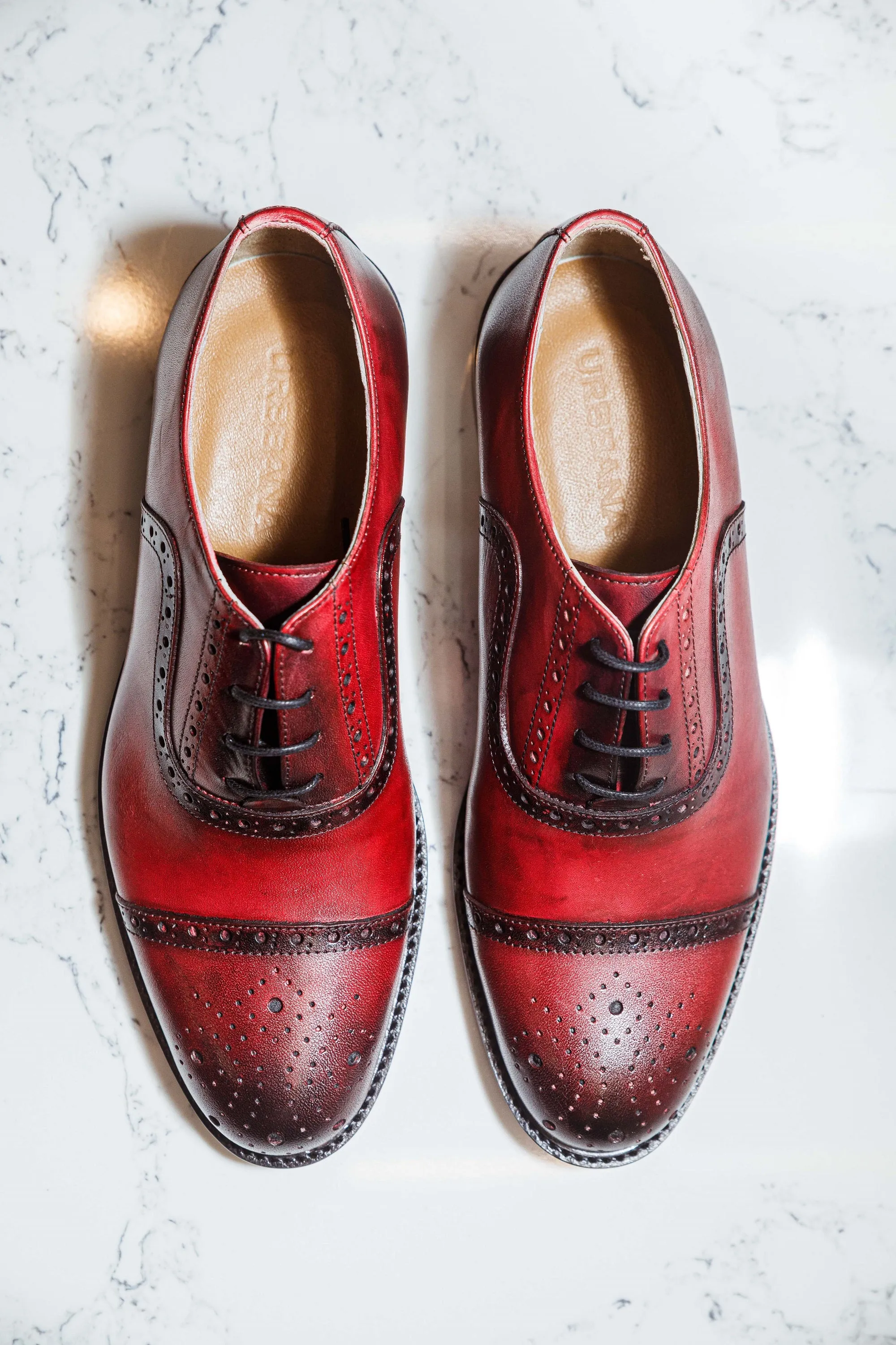 Burgundy Brogues