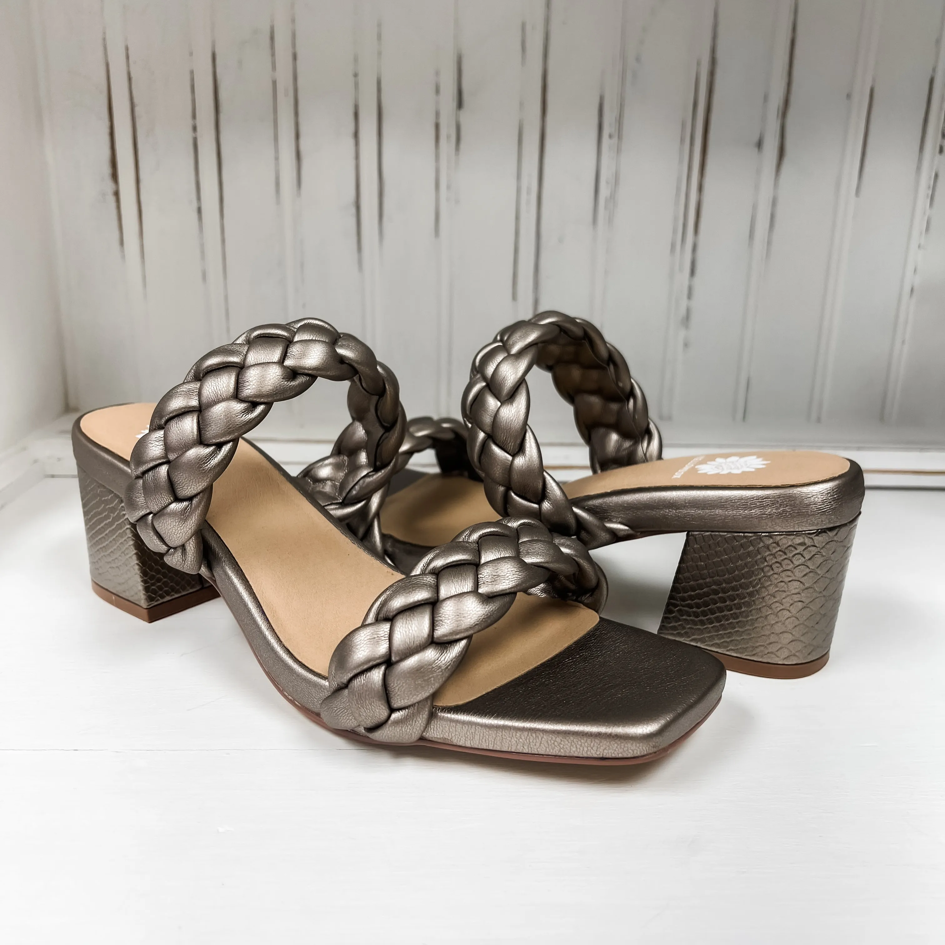 Carlen Heel Sandals - Bronze