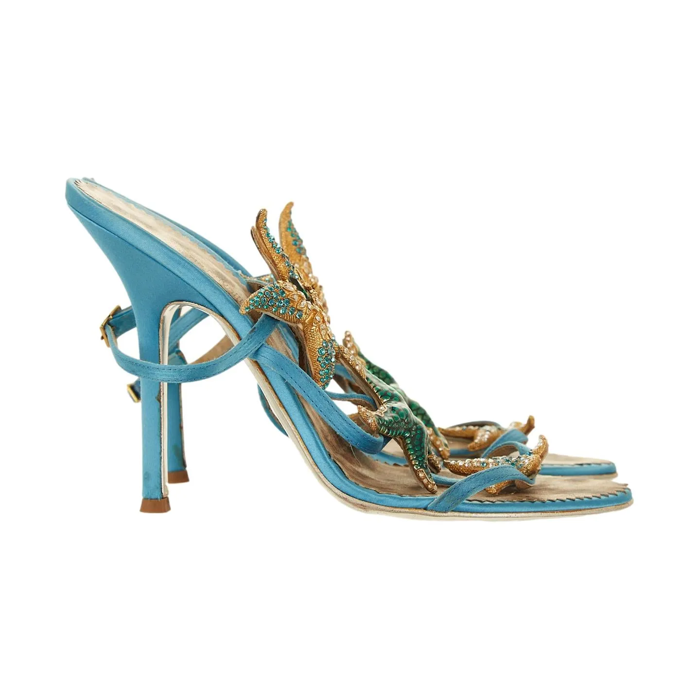 Cavalli Rhinestone Starfish Heels