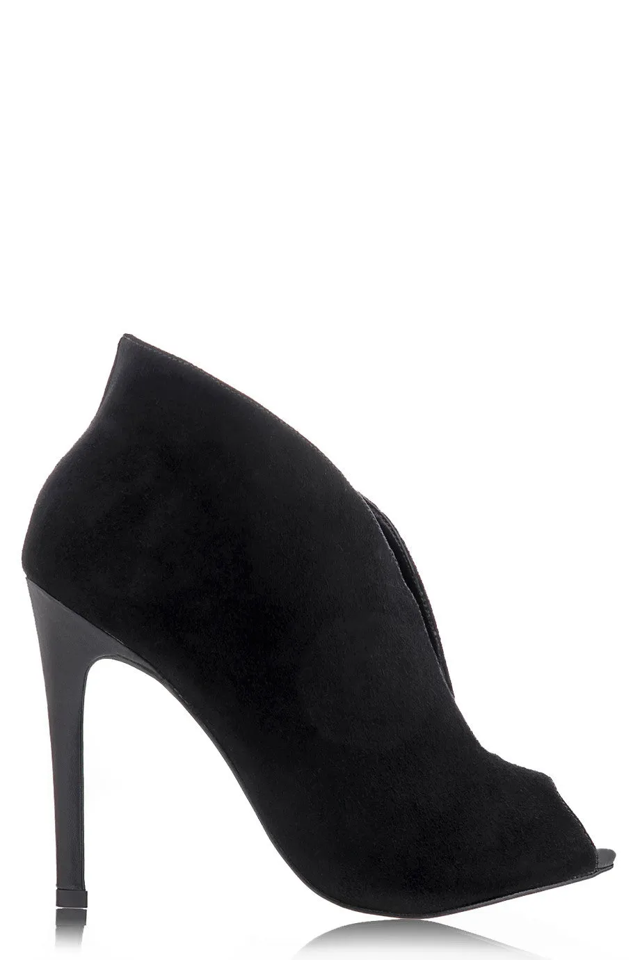 CECCONELLO ERINA Black Suede Ankle Boots