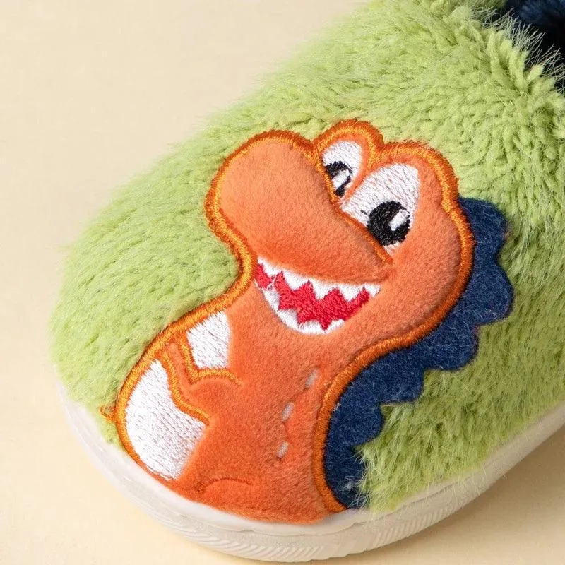 Children's Casual Shoes Dinosaur Cartoon Cotton Slippers - TSS264