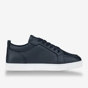 Christian Louboutin Rantulow Marine Blue Calf Leather Sneaker