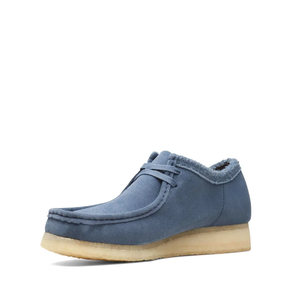 Clarks Originals Wallabee Low Top Men's Blue Suede 26166306