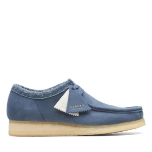 Clarks Originals Wallabee Low Top Men's Blue Suede 26166306