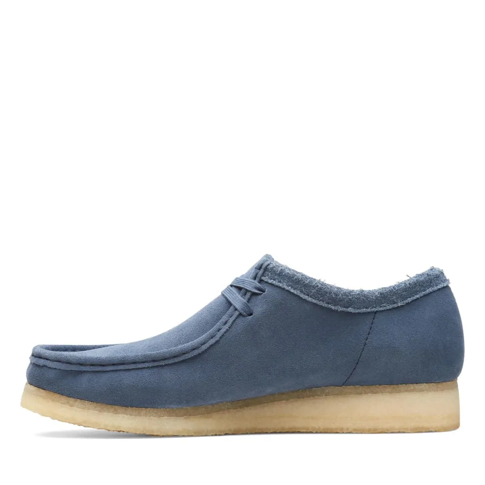 Clarks Originals Wallabee Low Top Men's Blue Suede 26166306