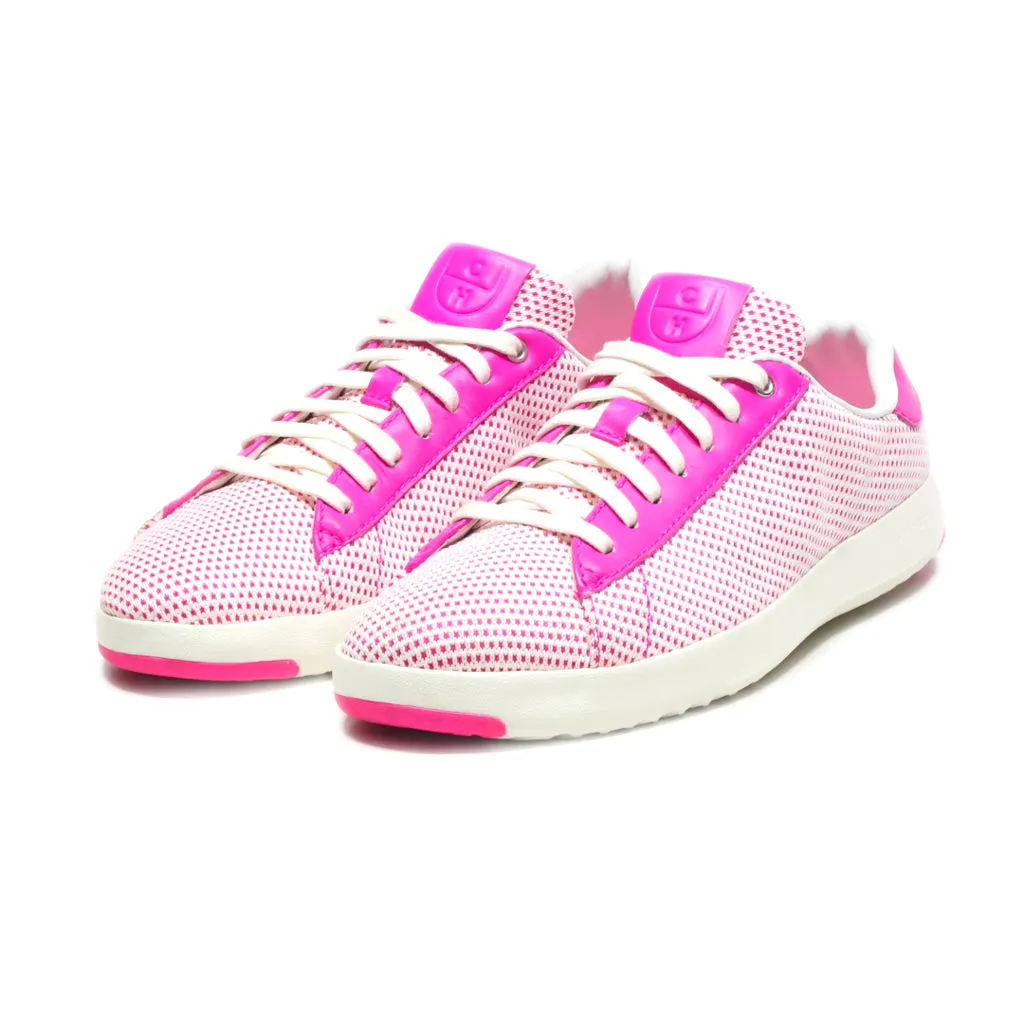 Cole Haan Grand Series Class Edition Jp Shoe Low-Top Sneakers Fabric Pink Colour For Women