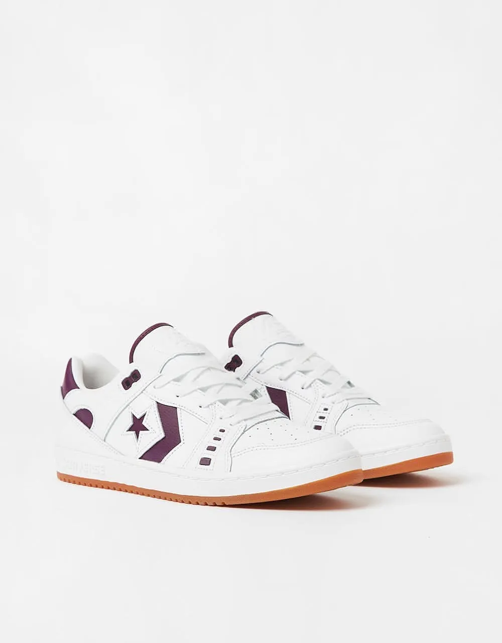 Converse AS-1 Pro Leather Skate Shoes - White/Winter Bloom/White