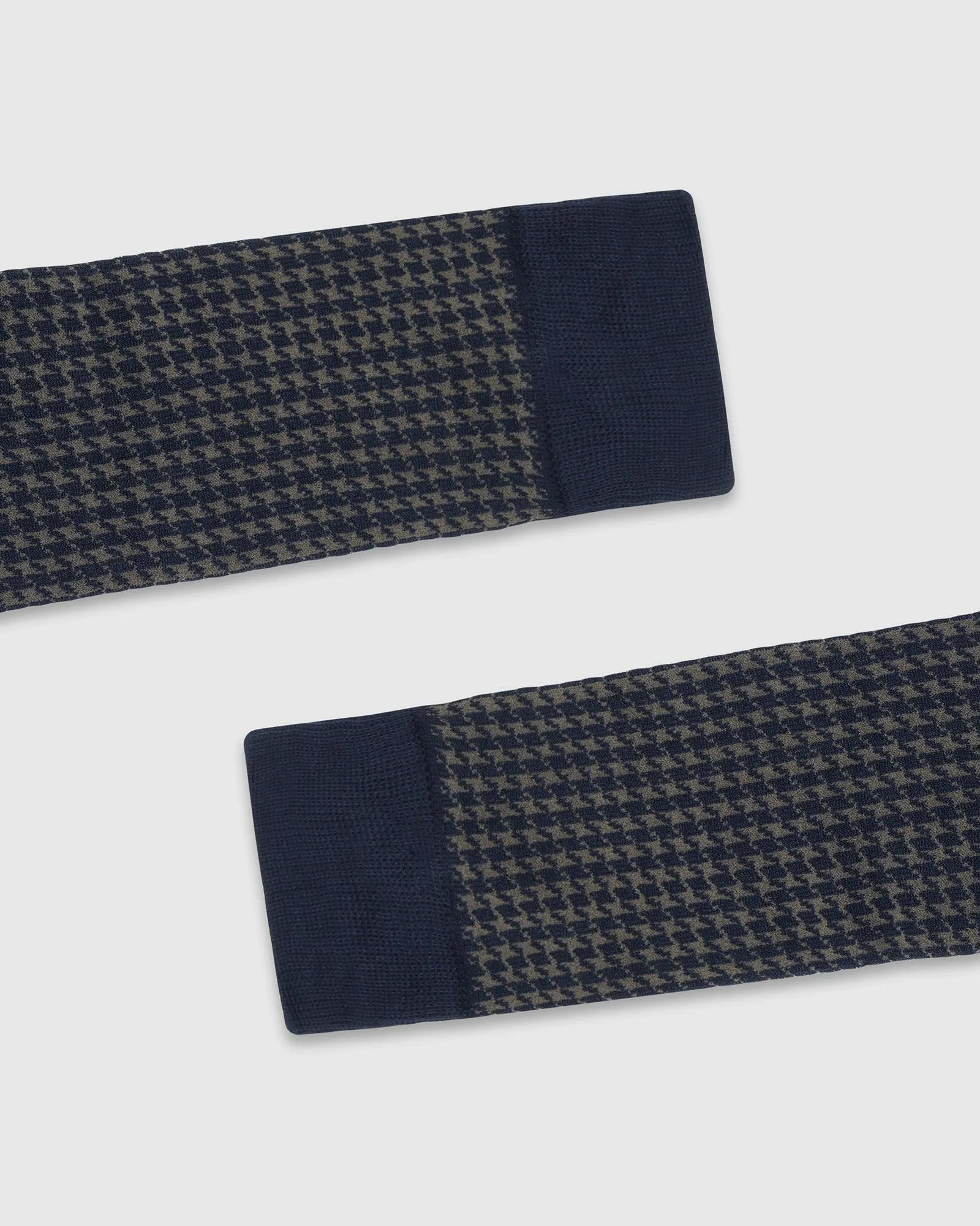 Cotton Deep Navy Printed Socks - Tesla