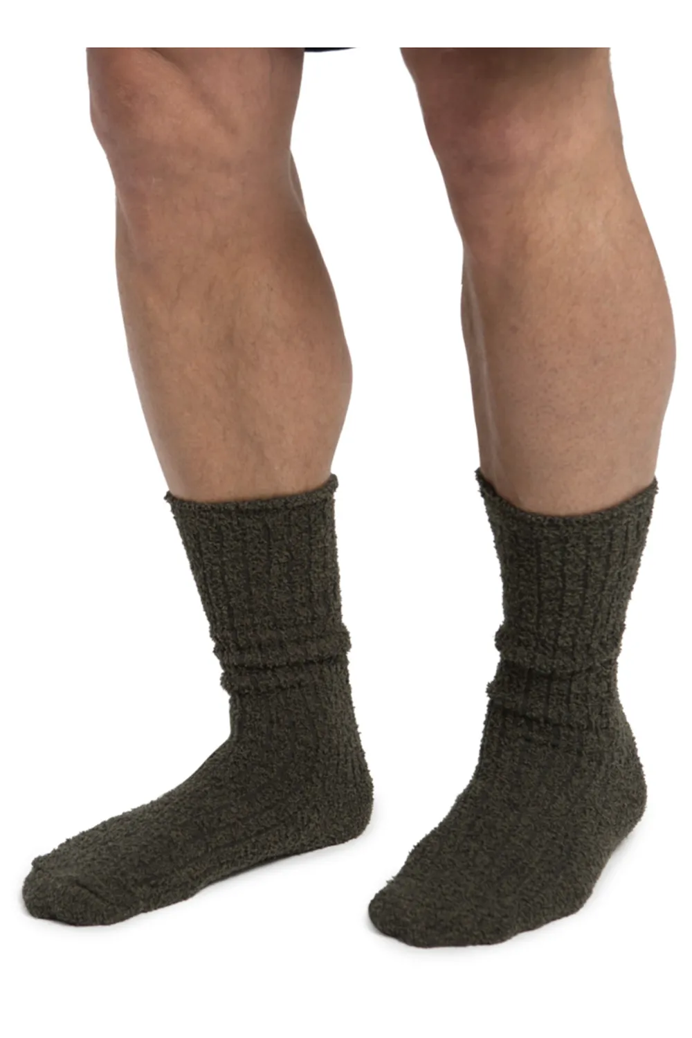 Cozy Chic Men's Ribbed Sock