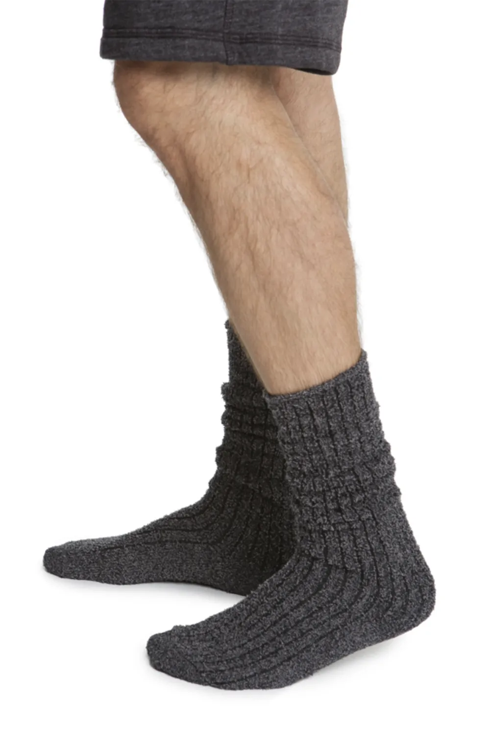 Cozy Chic Men's Ribbed Sock