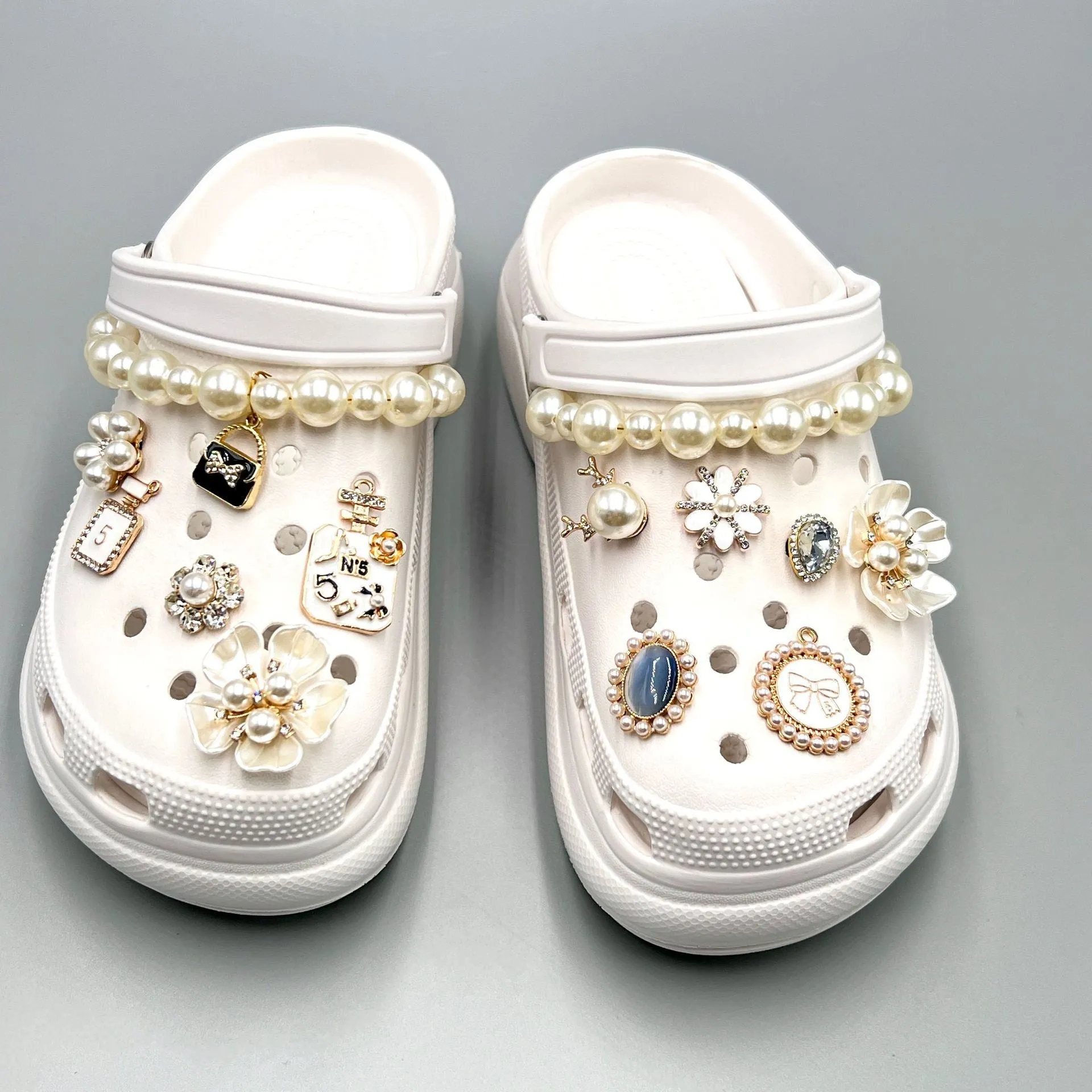 Crystal Charms Fits Fashion Decoration For Clog Shoes