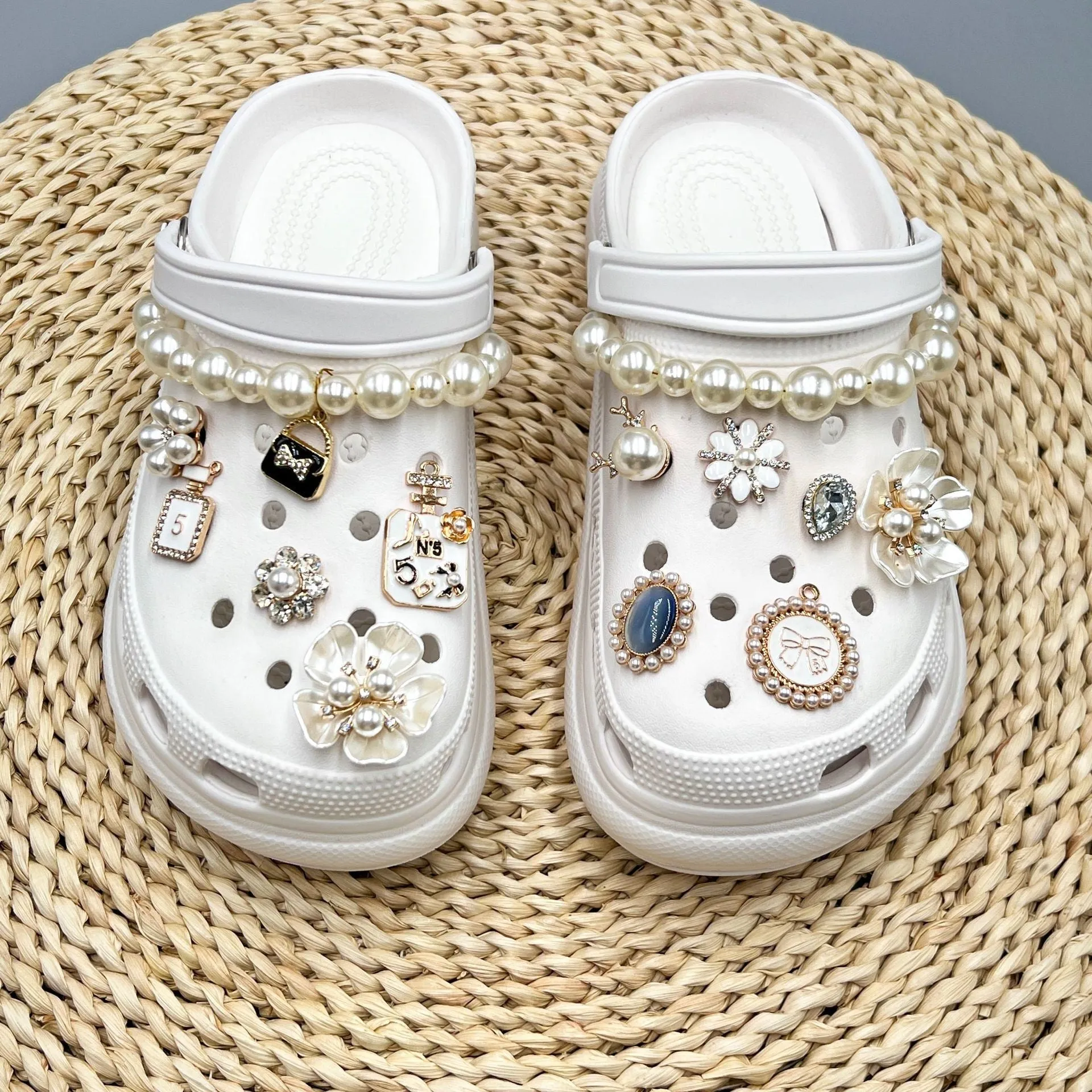 Crystal Charms Fits Fashion Decoration For Clog Shoes