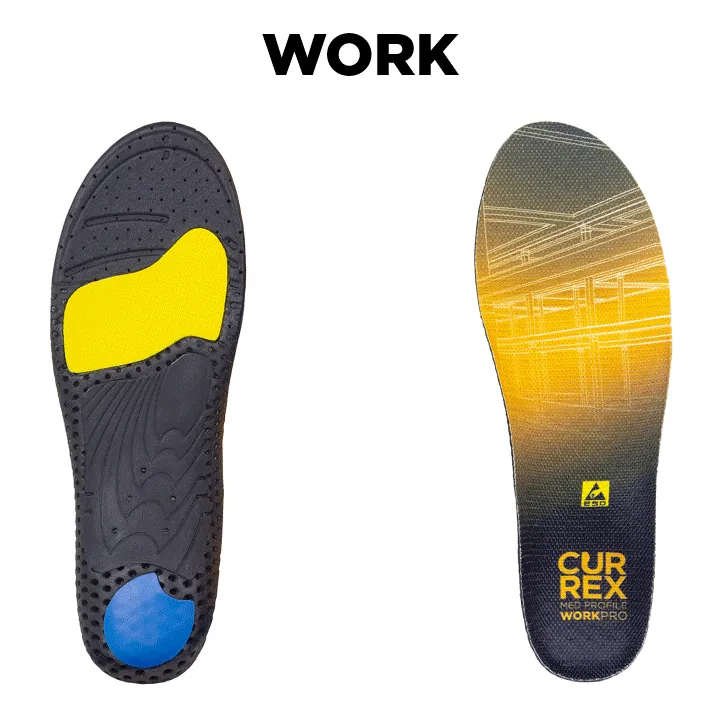 CURREX® WORK Insoles | Safety Insoles for Work Boots & Shoes