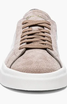 Double Buckle Inspired Suede Sneaker