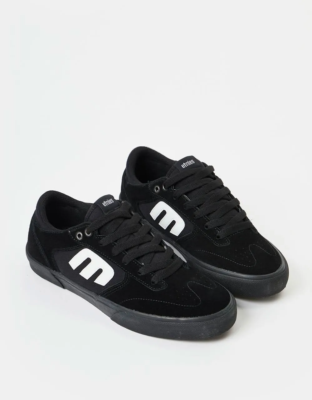 Etnies Windrow Vulc Skate Shoes - Black/Black/White