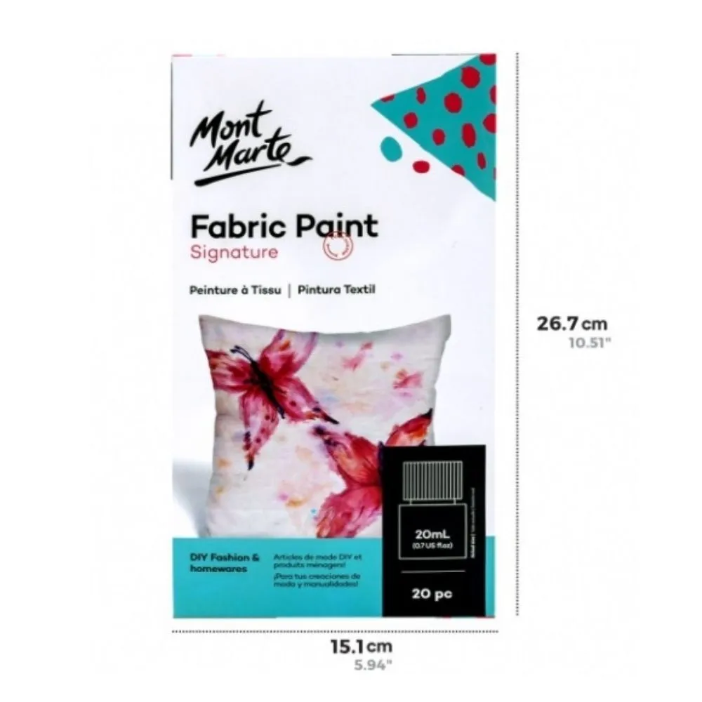 Fabric Paint Signature 20pc x 20ml (0.7oz)