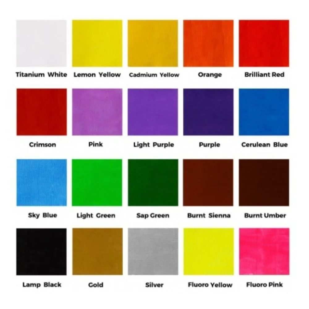 Fabric Paint Signature 20pc x 20ml (0.7oz)