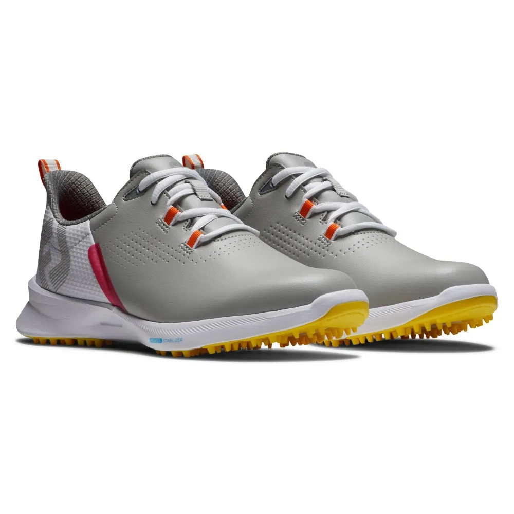 FootJoy Fuel Womens Golf Shoe 92372 Grey/White/Yellow (Previous Season Style)