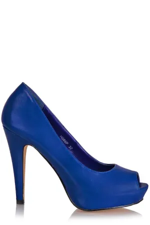 FRANCESCO MILANO LOIS Blue Heeled Pumps