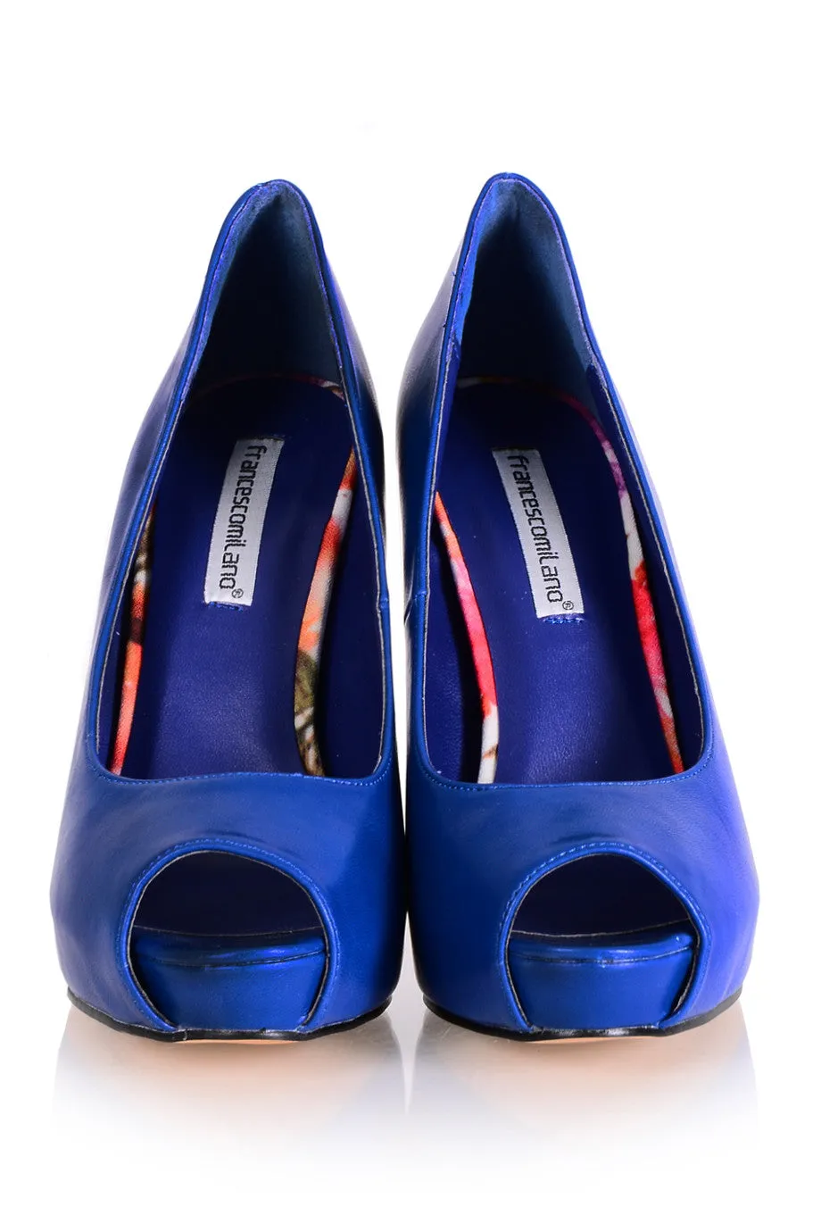 FRANCESCO MILANO LOIS Blue Heeled Pumps